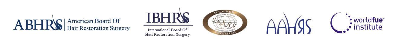 สมาคมวิชาชีพ ABHRS, IBHRS, ISHRS, AAHRS และ World FUE Institute